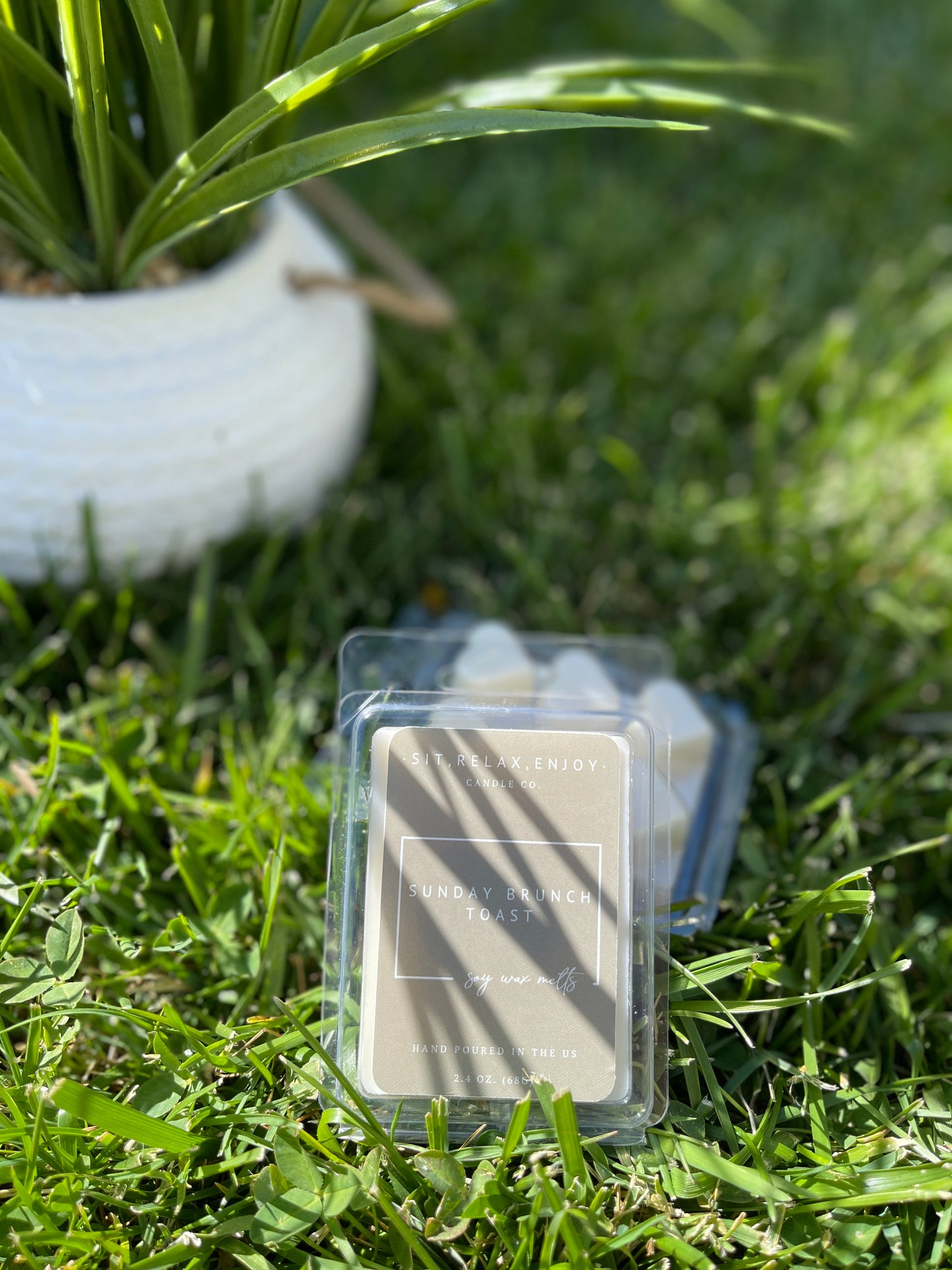 SUNDAY BRUNCH TOAST -  HEART SHAPED SOY WAX MELT