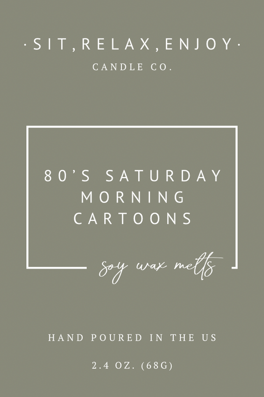80’S SATURDAY MORNING CARTOONS - HEART SHAPED SOY WAX MELT