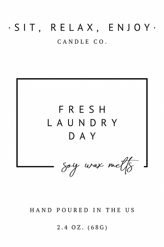 FRESH LAUNDRY DAY - HEART SHAPED SOY WAX MELT